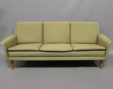 3 seater DUX Sofa - Green Wool - Folke Ohlsson - Fritz Hansen - 1960