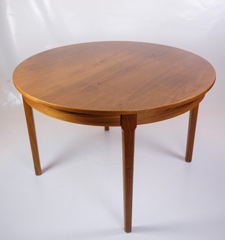 Rundt Spisebord - Teak - Udtræk - Dansk Design - 1960erne
Flot stand
