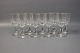 Nine wine glass with polished patterns from 1880 and Holmegaard, in good 
condition. 
5000m2 showroom.