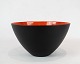 Krenit bowl by Herbert Krenchel in Black metal and red enamel from the 1960s.
5000m2 showroom.
