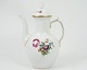 Royal Copenhagen coffee pot in the pattern Saxon flower no. 9223.
Dimensions in cm: H: 24.5 W: 17 Dia: 7.5
Great condition
