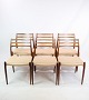 Set Of 6 Dining Room Chairs - Model 78 - Rosewood - N.O Møller - J.L Møbelfabrik 
- 1950s
Great condition
